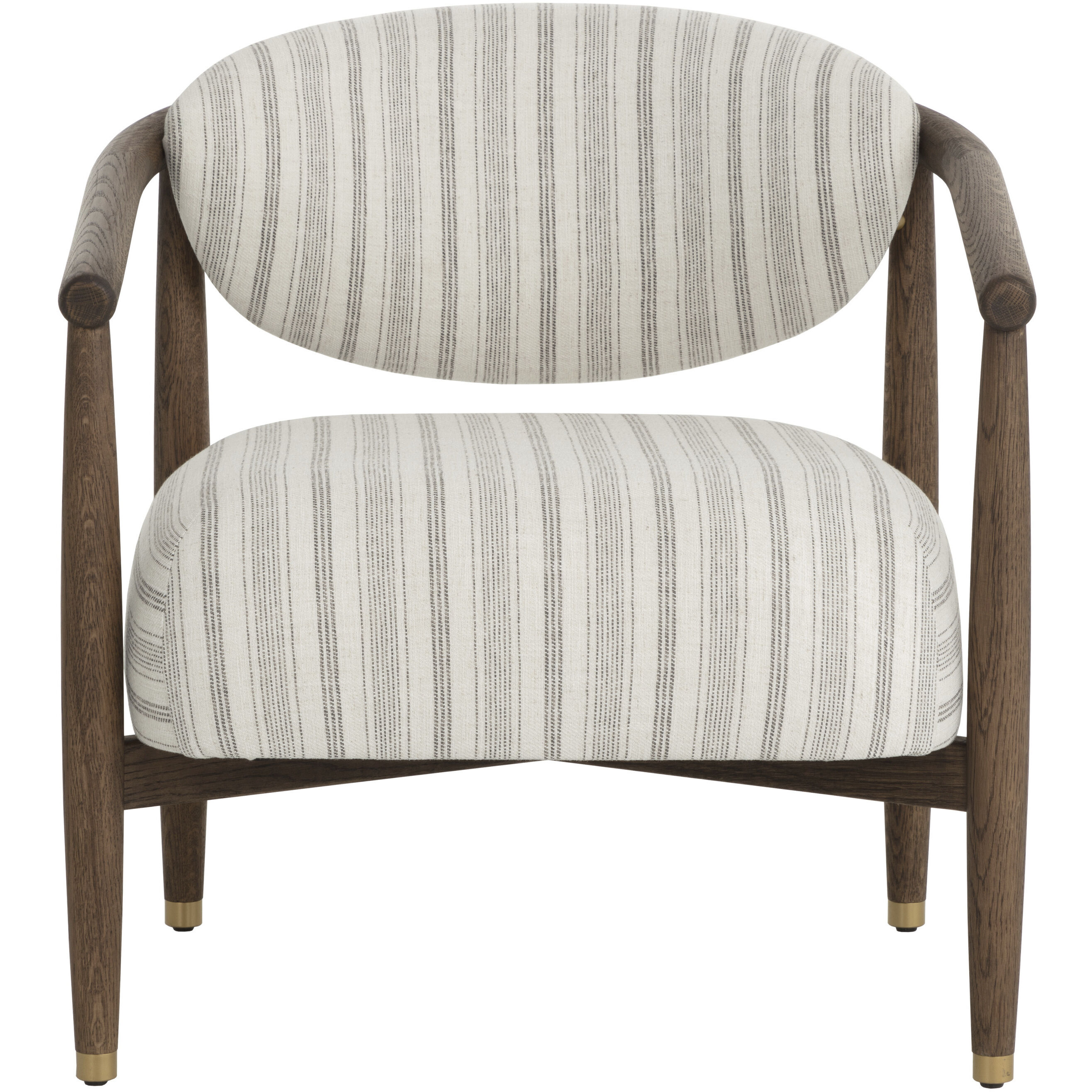 Sigrid Antique Brown / Gifford Script Lounge Chair